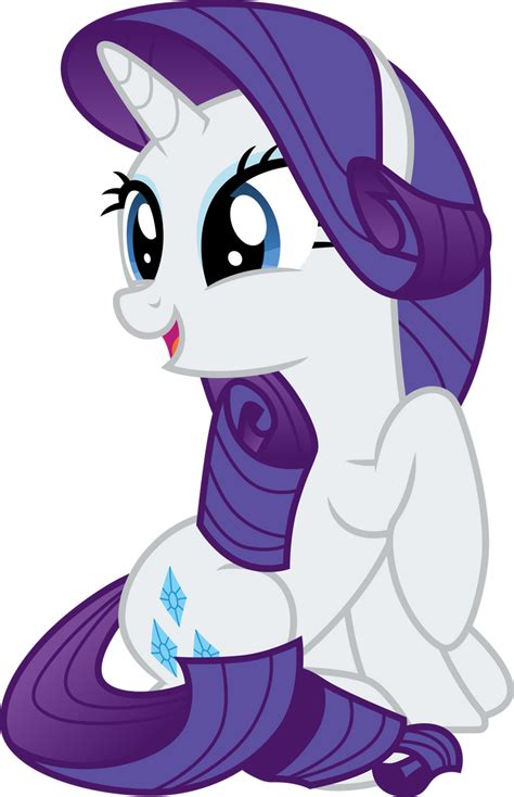 Cute Rarity Sitting By Cloudyglow On Deviantart