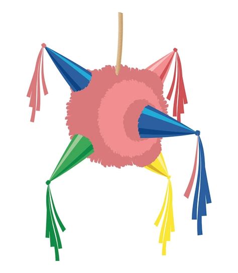 Ilustración de la pinata mexicana Vector Gratis