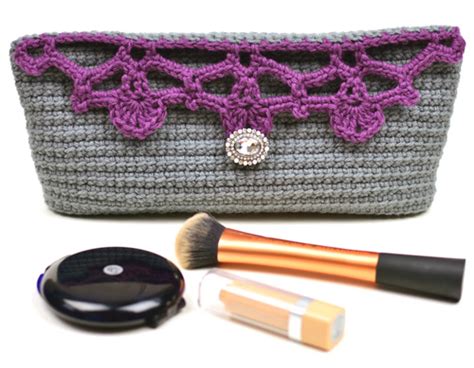 Crochet Spot Blog Archive Crochet Pattern Lacy Top Cosmetic Bag