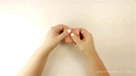 Easy Origami Bow Photo Tutorial - Step By Step Instructions - Paper Kawaii