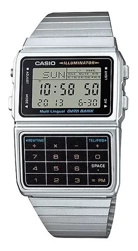 Reloj Casio Vintage Databank Calculadora Dbc 611 Ag Oficial Meses