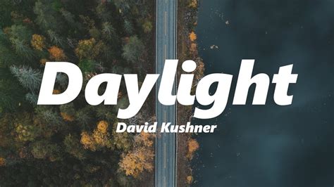 Hour Of Daylight David Kushner Youtube