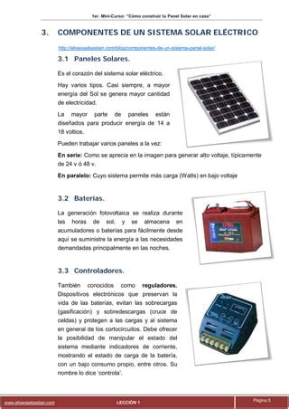 Como Construir Un Panel Solar PDF