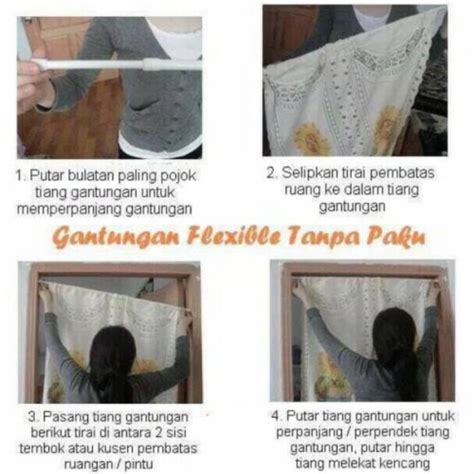 Jual TIANG FLEKSIBEL GORDEN TIANG PINTU TIANG JENDELA TIANG TIRAI