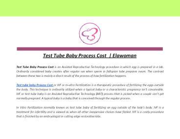 Ppt Test Tube Baby Process Cost Elawoman Powerpoint Presentation