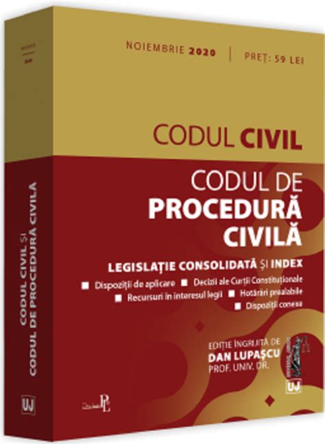 Codul Civil Si Codul De Procedura Civila Noiembrie Pdf Autor