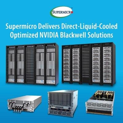 Super Micro Computer Inc Supermicro Delivers Direct Liquid