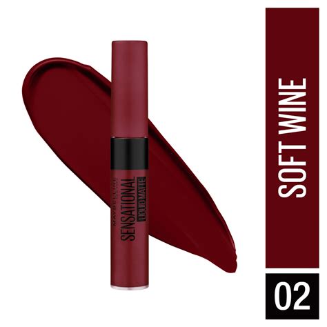 Buy Maybelline New York Sensational Liquid Matte Lipstick Soft Wine