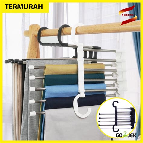 Jual Hanger Stainless In Gantungan Baju Celana Jilbab Syal Pakaian