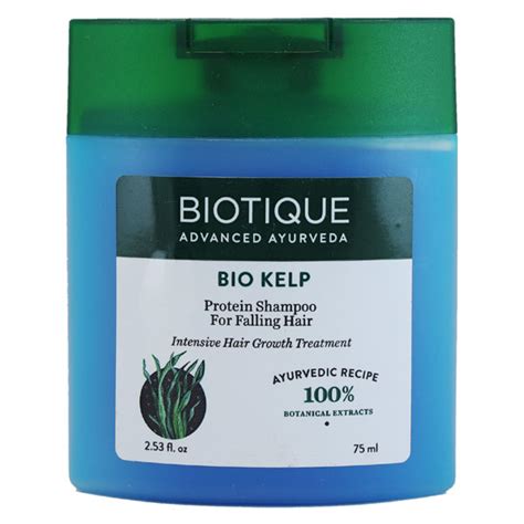 Buy Biotique Bio Kelp Protein Shampoo For Falling Hair 75 Ml Online At Discounted Price Netmeds