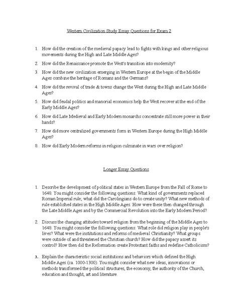 Inquizitive Western Civilizations Chapter Answers Western