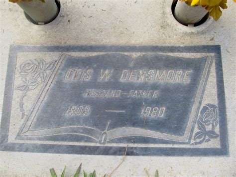 Otis William Densmore 1909 1980 Find A Grave Memorial