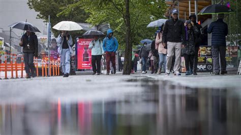 De La Pluie Forte Attendue Dimanche Sur Une Partie Du Grand Vancouver