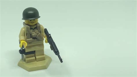 Lego Custom Ww2 Paratrooper Minifigure Video Youtube