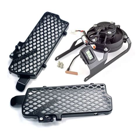 Trail Tech Digital Radiator Fan And Radiator Guard Kit C Fn