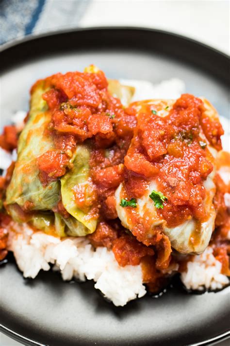 Crockpot Cabbage Rolls • Dishing Delish