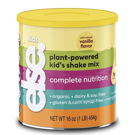 Else Nutrition Batido orgánico de nutrición completa para niños a base