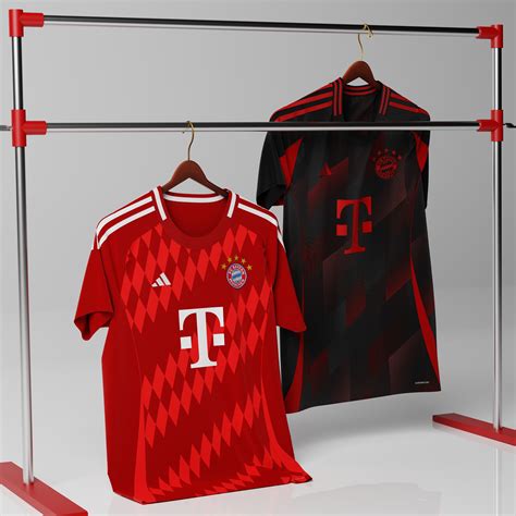 Fc Bayern München Home And Away Shirts