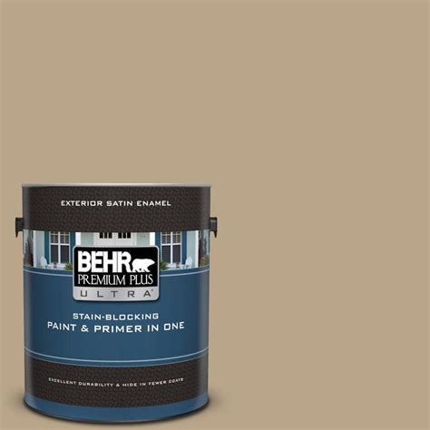 BEHR Premium Plus Ultra 1 Gal 710D 4 Harvest Brown Satin Enamel