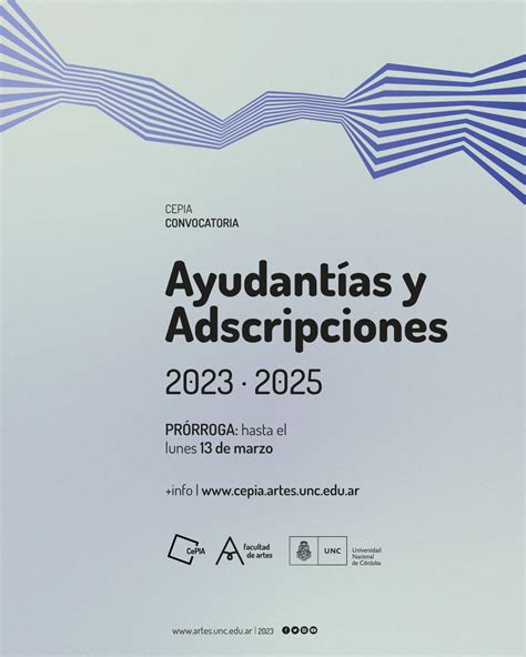 Convocatoria a Ayudantías y Adscripciones Prórroga hasta el 13 de