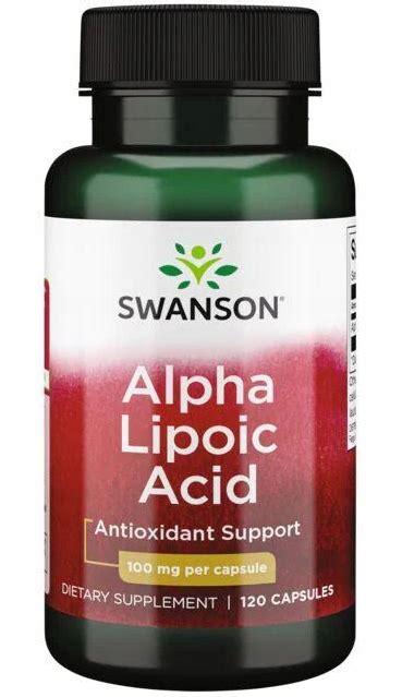 Swanson Ala Kwas Alfa Liponowy 100mg Antyoksydant 6469193382 Allegropl