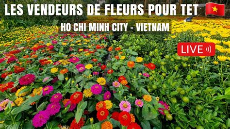 March De Fleurs Pour T T Sa Gon Au Vietnam Youtube