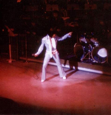 Elvis On Stage At The Las Vegas Hilton In January Or February 1972 Las Vegas Hilton Backup