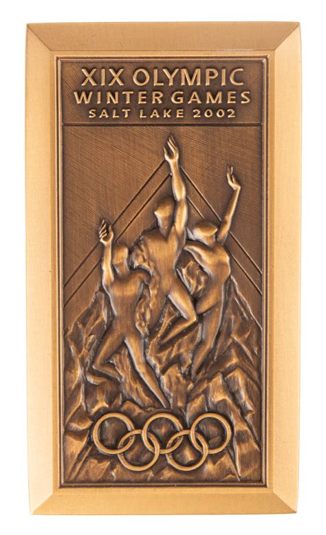 Salt Lake City 2002 Winter Olympics Participation Medal | RR Auction