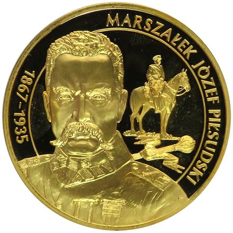 Medal Wielcy Polacy Marsza Ek J Zef Pi Sudski Certyfikat