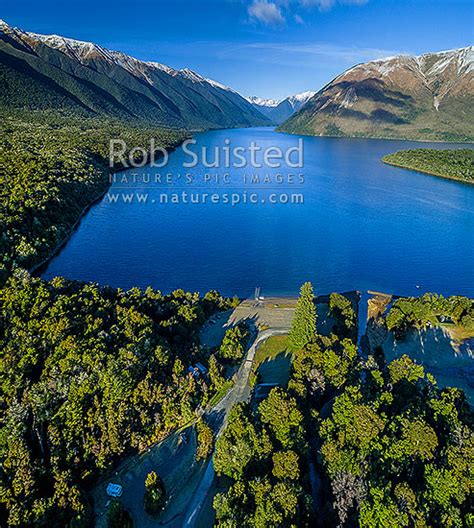 Lake Rotoiti Nelson Lakes National Park St Arnaud Range At Left With