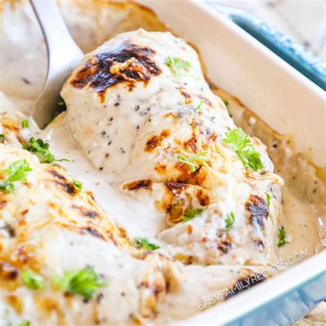 Baked Cream of Mushroom Chicken · Easy Family Recipes