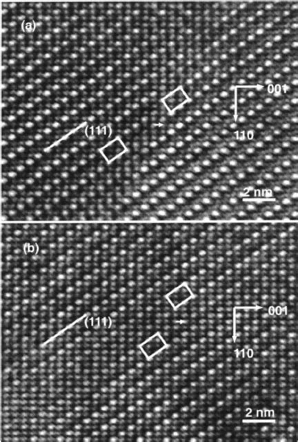 High Resolution Electron Micrographs Of Antiphase Boundaries In Ba Cd