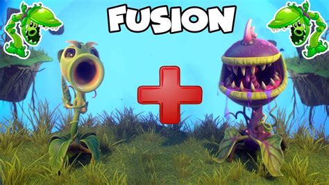 Fusion De Plantas Guisante Con Carnivora Plants Vs Zombies Garden