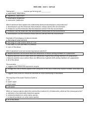 Envs Unit Graded Test Pdf Envs Unit Self Test