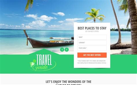 34+ Travel Agency Landing Page Templates by ⭐ TemplateMonster