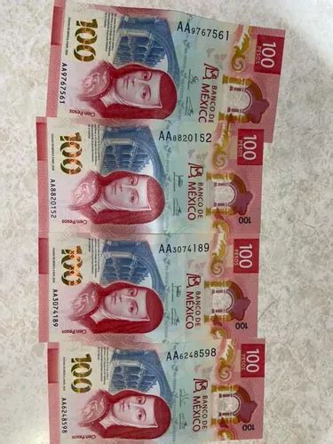 Serie De Billetes De Pesosserie Aa Nuevos En Venta En Azcapotzalco