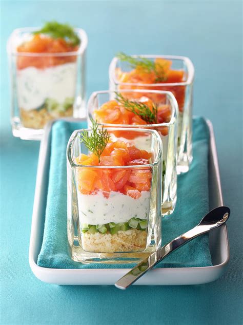 Verrine Fraicheur De Saumon Au Fromage Frais Et Au Concombre Fresh