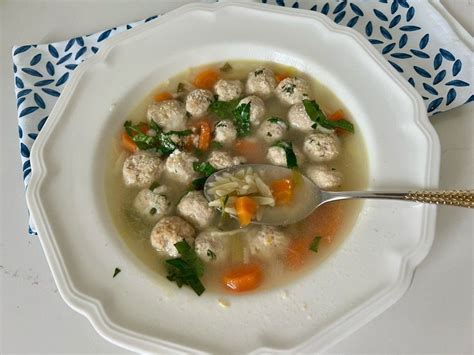 Recipe Easy Italian Chicken Meatball Soup Leduc Representative