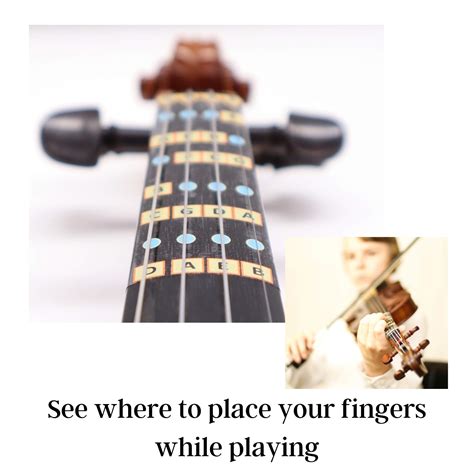 Fantastic Finger Guide For Violins Stringed Musical Instruments