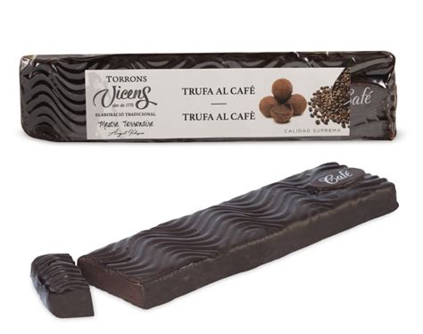 Turrón de Trufa al café Especial Alargado 300g