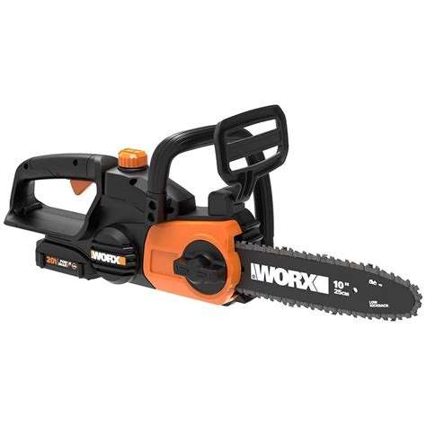 Worx Wg322 20v Power Share Cordless 10 Inch Chainsaw With Auto Tension