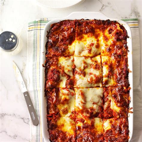 Sausage Lasagna Recipe Taste Of Home