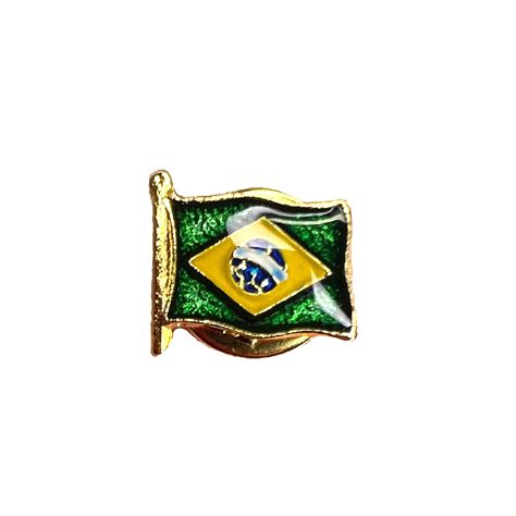 PIN BOTTON BANDEIRA DO BRASIL PEQUENO