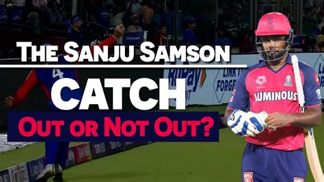 Ipl 2024 Dc Vs Rr Sanju Samson Reprimanded For Reaction To Controversial Dismissal Youtube