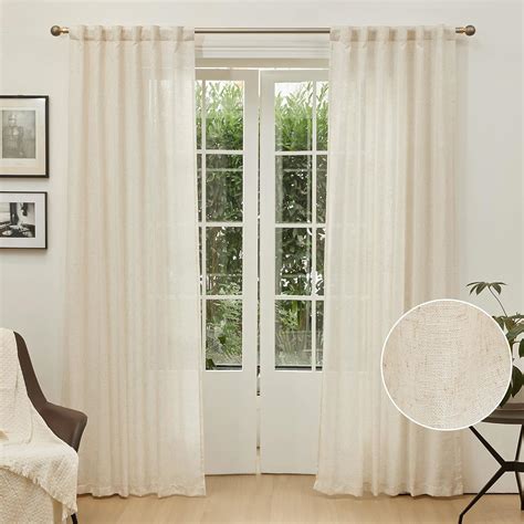 Amazon MYSKY HOME Living Room Curtains For Windows Semi Sheer