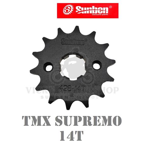 ENGINE SPROCKET SUNBEN FOR TMX SUPREMO CRF150 428 14T 15T 16T Shopee