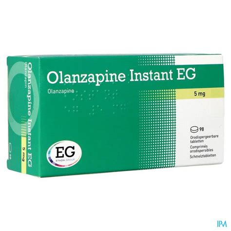 OLANZAPINE INSTANT 5MG EG TABL ORODISP 98X5MG Apotheek Thiels