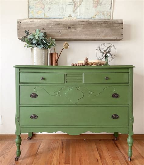 Green Painted Dresser Makeover My Creative Days