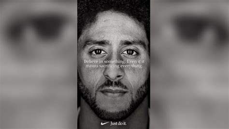 Colin Kaepernick Named Face Of Nike S New Th Anniversary Just Do It