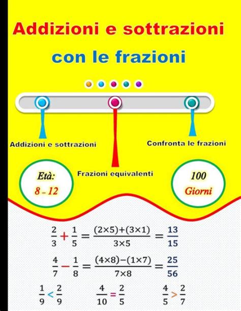 Addizioni E Sottrazioni Con Le Frazioni By Oummi Thomma Abi Paperback